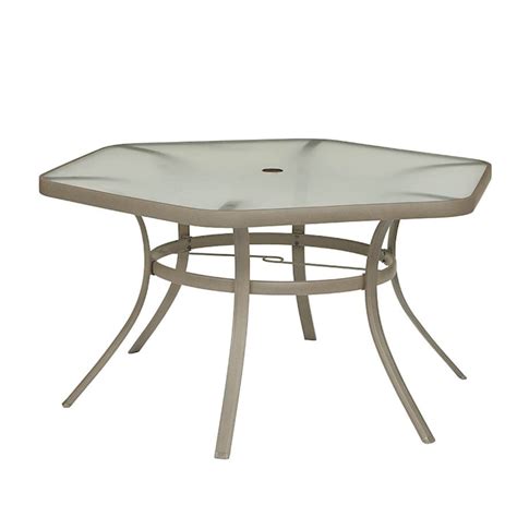 Garden Treasures Hayden Island Hexagon Dining Table at Lowes.com