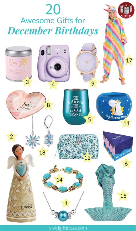 20 Unique December Birthday Gift Ideas for Her