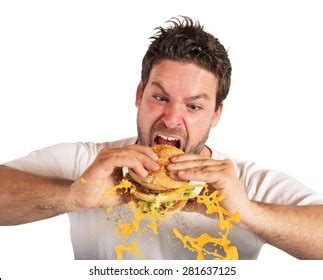 Greedy Man Eating Images, Stock Photos & Vectors | Shutterstock