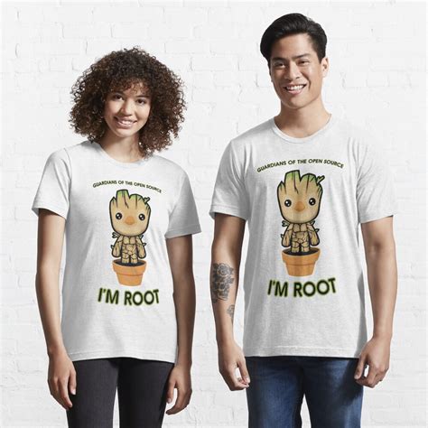 "I am root" T-shirt for Sale by ShoeBill99 | Redbubble | open source t ...