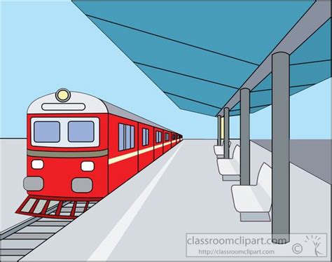 Clipart Train Station