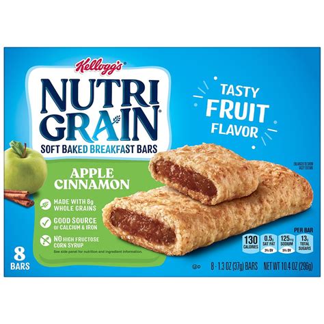 Nutri Grain Bar Apple Cinnamon Nutrition Facts | Besto Blog