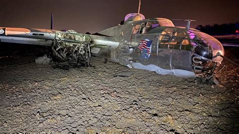 WW2 era bomber crashes near Stockton airport | abc10.com