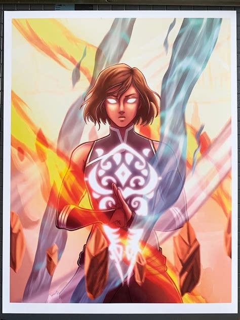 Legend of Korra Avatar State Print Rava Print LOK Print | Etsy