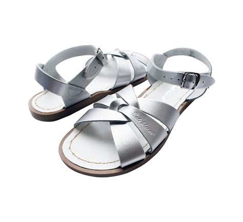 Salt Water Sandals Original Silver (Saltwater Sandal Salt-Water) | Saltwater sandals, Water ...