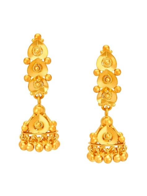 Buy Tanishq 22 kt Gold Earrings Online At Best Price @ Tata CLiQ