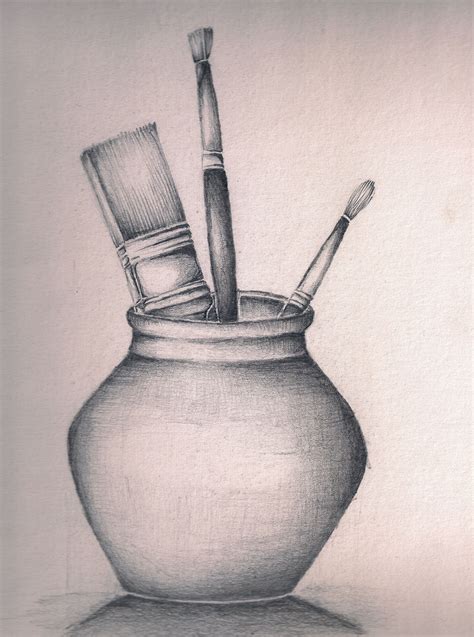 Afbeeldingsresultaat voor easy pencil drawing | Still life pencil shading, Still life sketch ...