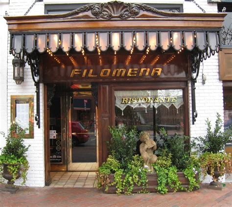 Filomena Ristorante located at 1063 Wisconsin Avenue NW in Georgetown, Washington, D.C. Quaint ...