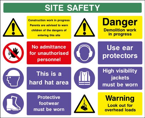 Site Safety Sign | Health and Safety Signs