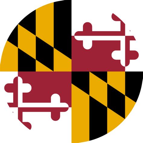 Vector Country Flag of Maryland | Vector World Flags