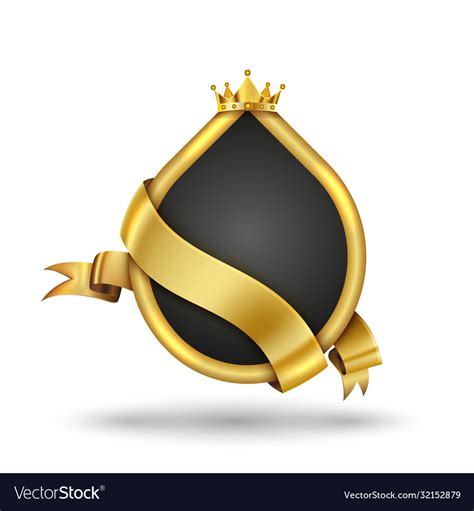 Gold banner Royalty Free Vector Image - VectorStock