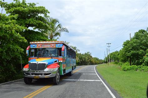 HD wallpaper: multicolored bus on the road, chiva, truck, landscape, colors | Wallpaper Flare