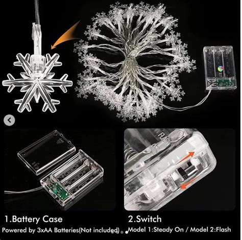 5Meter Snowflake LED Christmas Light - Light Trybe Nigeria