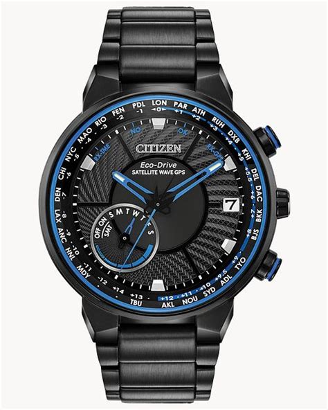 Satellite Wave GPS Blue Freedom Citizen Watch | Harry Ritchie's