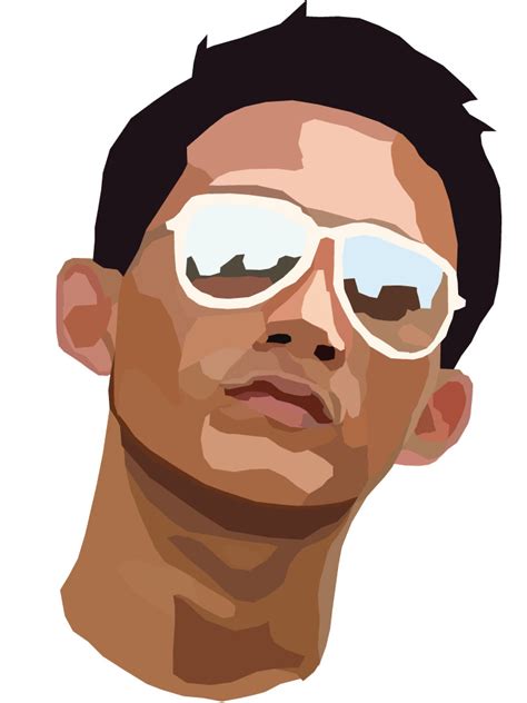 Gambar illustrasi vektor adobe illustrator CS3 muka orang (Ardi) ~ Dolf Papilaya - Illustrator