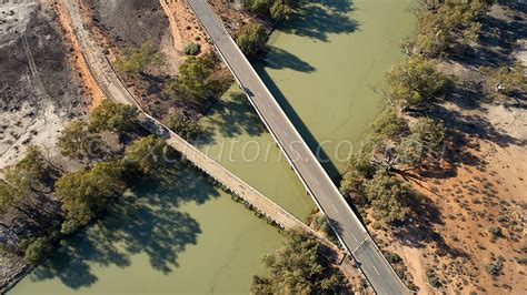 Excitations Stock | Aerial over Anabranch at Anabranch south, NSW, Australia