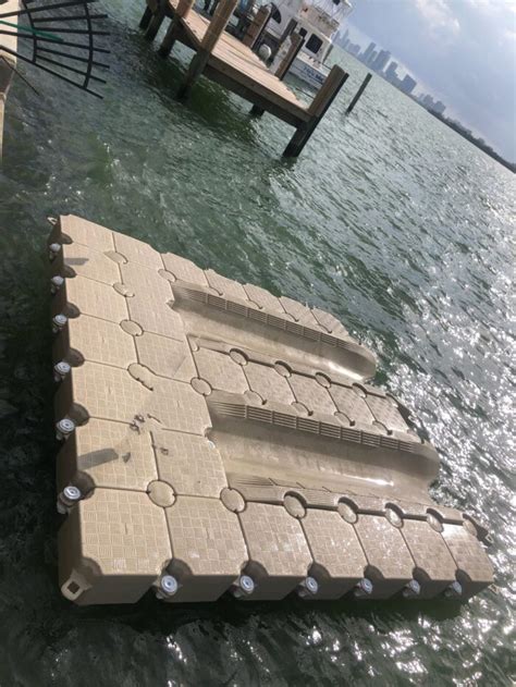 JetSLIDE Double Jet Ski drive-on floating dock without posts - Candock ...