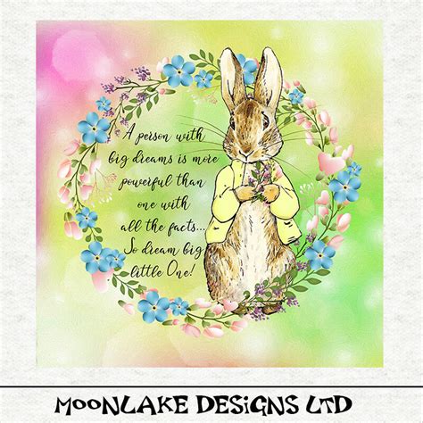 Beatrix Potter Peter Rabbit Quote Fabric Craft Panels 100% Cotton or Polyester | eBay | Printing ...