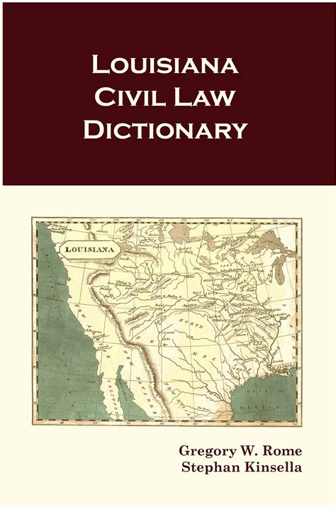 Louisiana Civil Law Dictionary Review
