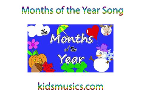 【KidsMusics】 Download Months Of The Year Song Free MP3 320kbps ZIP Archive