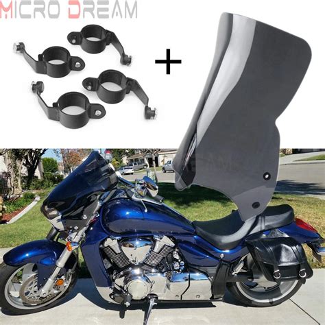 Motorcycle Wind Screen Windshield Deflector For Suzuki Boulevard M50 M90 M109R Auto Parts ...