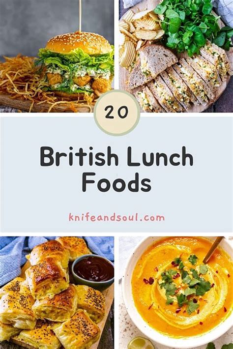 20 British Lunch Foods - Knife and Soul