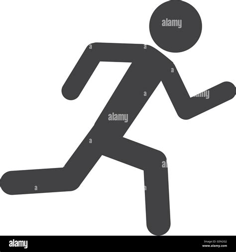 person running silhouette Stock Vector Image & Art - Alamy