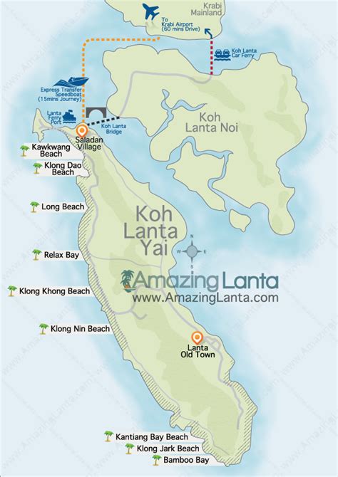 Ko Lanta Mapa | Mapa