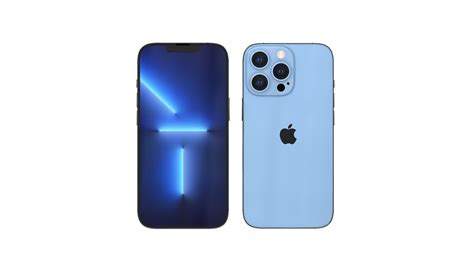 Apple IPhone 13 Pro Max Sierra Blue 3D Model - TurboSquid 1790550