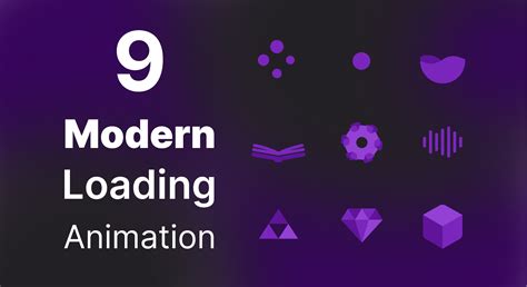 9 modern loading animation | Figma