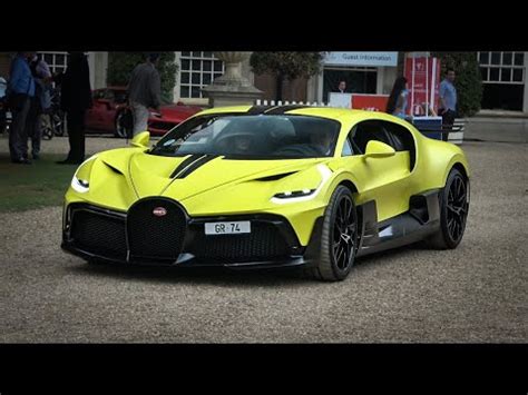 $5Million Yellow Bugatti DIVO steals the SHOW! Concours Of Elegance 2022 - YouTube