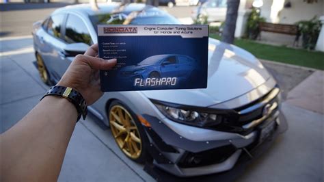 HONDATA FLASH PRO / SET-UP GUIDE | 2018 Honda Civic Si [10th Gen] - YouTube