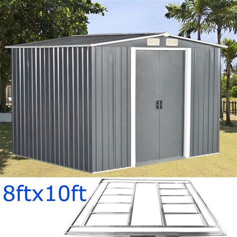 Metal Sheds With Base 10x8 | Metal shed, Steel sheds, Shed