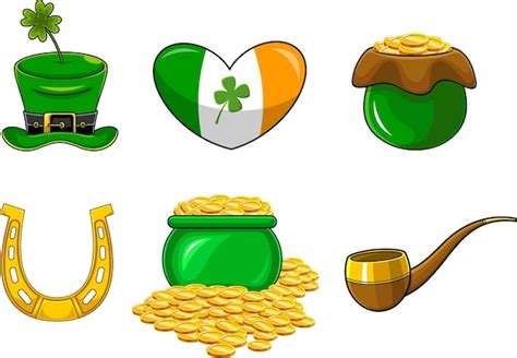 Premium Vector | St. Patrick's Day Symbols. Vector Hand Drawn ...