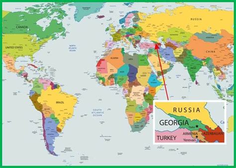 Map Of Georgia Country In World ~ ASYAGRAPHICS