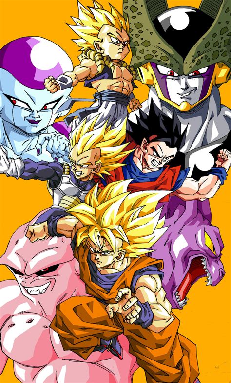 Dragon Ball Z Heroes and Villains by wesleygrace58 on DeviantArt