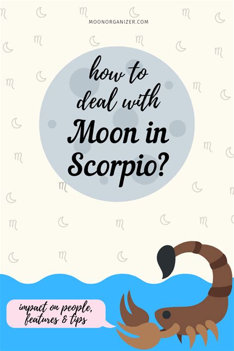 Moon in Scorpio effects on people, features and tips