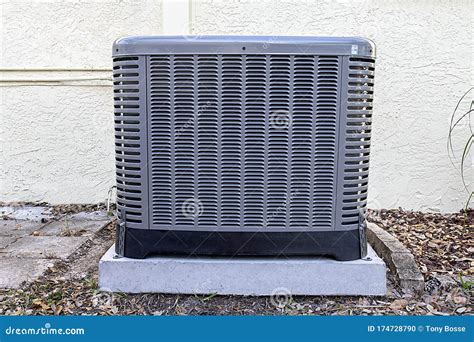 Air Conditioner Condenser Unit Cover And Fan Stock Photo | CartoonDealer.com #174729216