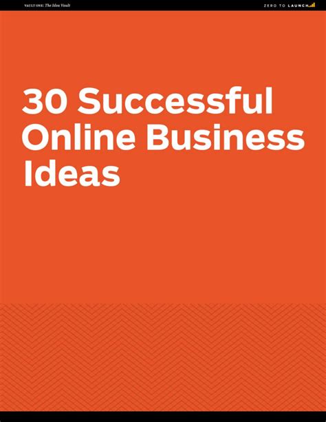 30 Successful Online Business Ideas