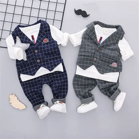 Newborn Baby Boy Clothes Set Birthday Christening Cloth Infant Baby ...