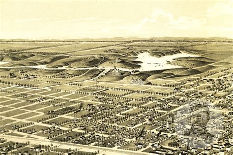 Vintage Kearney Map 1889 Old Map of Kearney Nebraska | Etsy