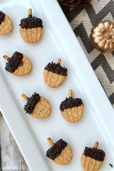 Easy Fall Acorn Cookies - Southern Made Simple