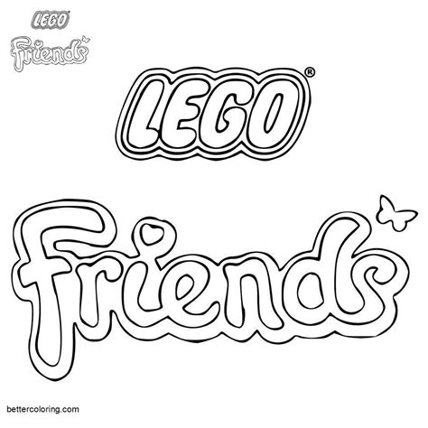 Logo of LEGO Friends Coloring Pages - Free Printable Coloring Pages