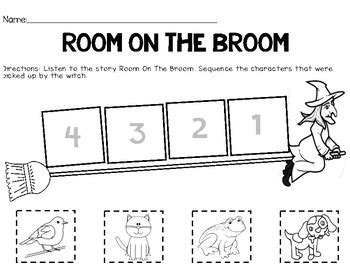 Room On The Broom Sequence by Kids and Coffee | TPT