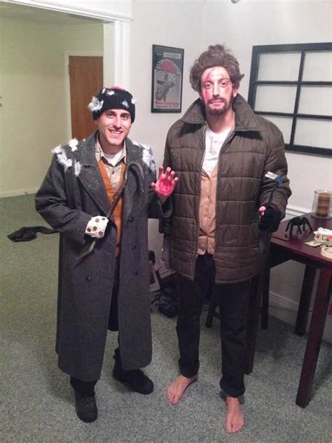 Harry and Marv from "Home Alone" for Halloween costumes. #NailedIt | Couples halloween outfits ...