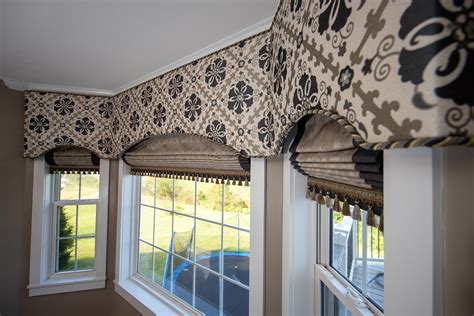 Fabric Roman Shades | Custom Window Treatments | Custom Drapes & Draperies