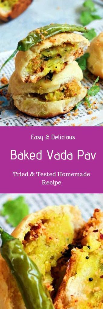 Vada pav recipe baked version