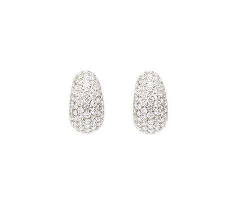 Diamond Omega Back Earrings | Sandler's Diamonds & Time | Columbia SC ...