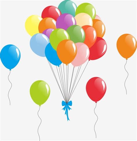 Birthday Balloon Clipart Transparent Background, Cartoon Balloon ...