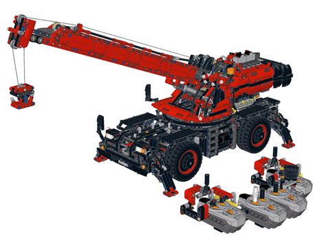 LEGO MOC Ultimate 42082 RC Rough Terrain Crane by JurgenKrooshoop | Rebrickable - Build with LEGO